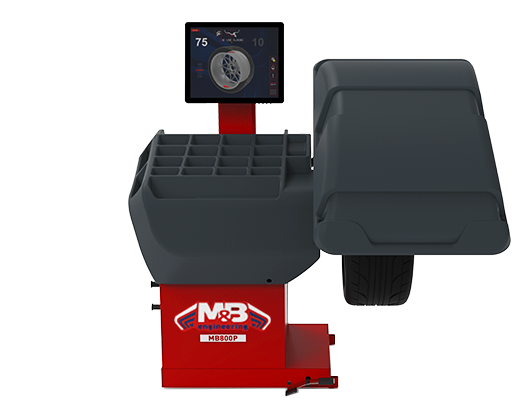 MB800P Балансировочный станок,сонар, тачскрин, автоматический ввод 3 параметров, пневмозажим