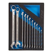 KING TONY Набор комбинированных удлиненных ключей, ложемент, 11 предметов KING TONY 9-12A1MRV