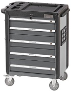 Тележка инструментальная, 5 выдвижных ящиков, серая NORDBERG T5N(G)