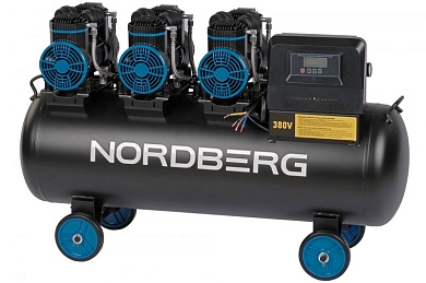 NORDBERG NCEO100/750 Компрессор безмасляный 380В, ресив. 100л, 750 л/мин
