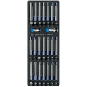KING TONY Набор вставок (бит) 10 мм, Torx, Spline, Hex, ложемент, 44 предмета KING TONY 9-1044CQV