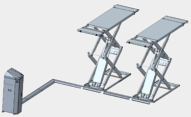 Подъёмник ножничный, г/п 3,5 т, Everlift EE-6501V3