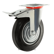 SCb 80 Промышленная поворотная колесная опора с тормозом ч.р. д200 (VILS)