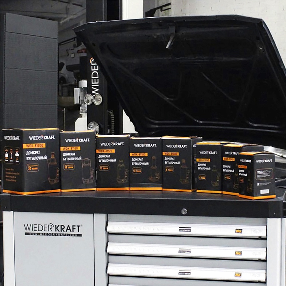 WDK-81120 Домкрат гидравлический бутылочного типа 12т