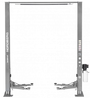 Подъемник 220V с верхней синхронизацией, H=3,6 м (серый) NORDBERG N4120H-4G