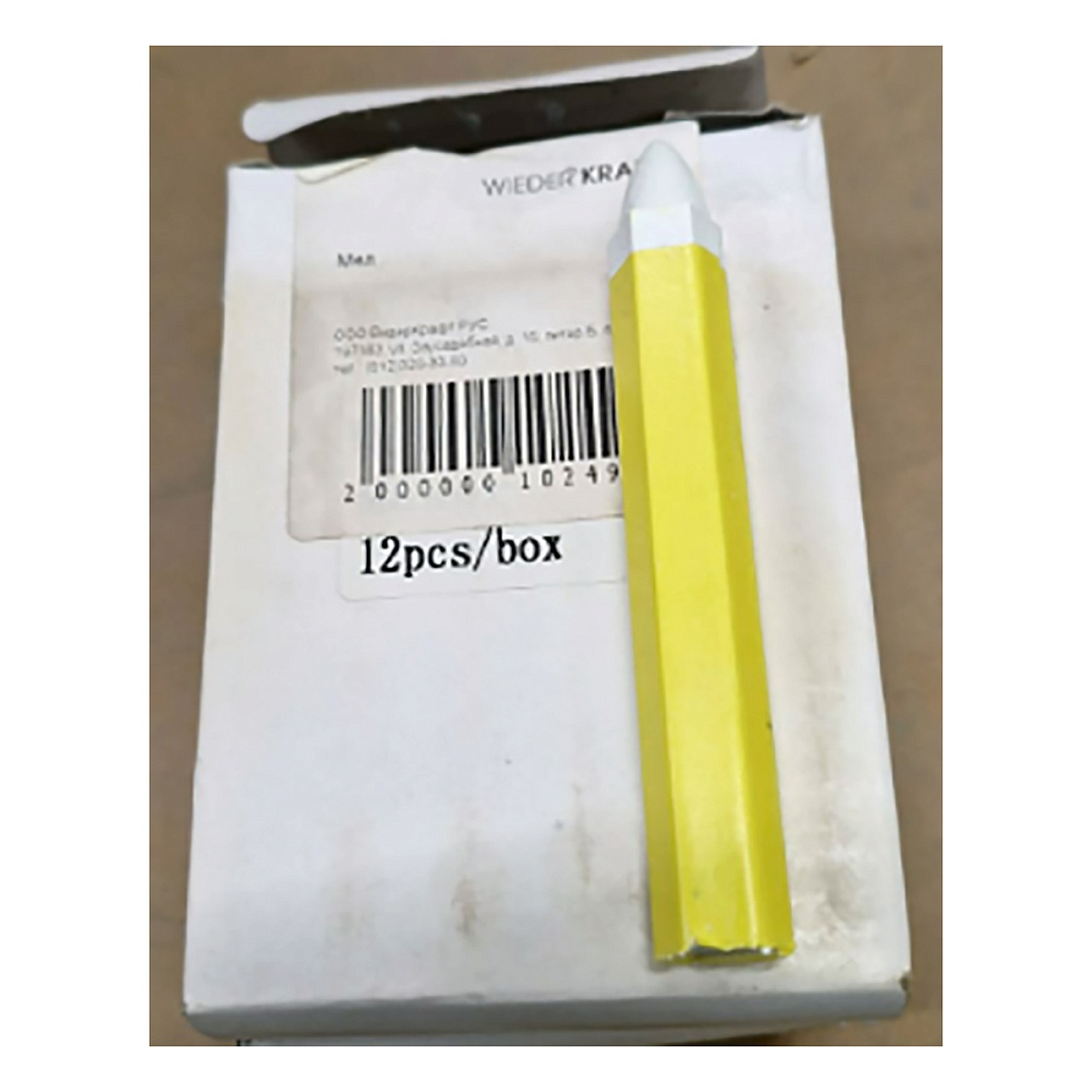 Мел-01 Водонепроницаемый вощеный меловой маркер для шин, белый