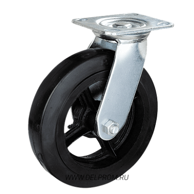 SCd 55 Большегрузная поворотная колесная опора ч.р. д125 (VILS)