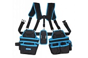 HOEGERT Рабочий пояс со шлейками, 23 кармана