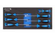 HOEGERT Набор отверток плоских 7 шт., ложемент EVA