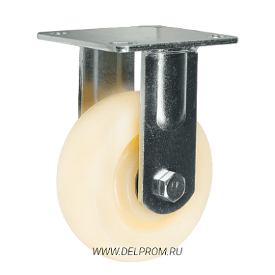 FCdn 54 Большегрузная полиамидная неповоротная колесная опора д125 (VILS)