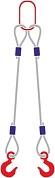 Строп канатный с 2 крюками 20Тх2М