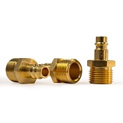 Штуцер профессиональный папа с наружной резьбой 1/2М, латунь, 25шт