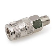 Пневматическое быстроразъемное соединение с наружной резьбой 1/4" G, Hans, 8513-2Q