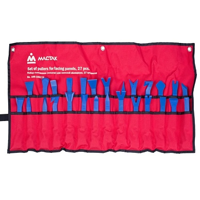 Набор съемников (лопатки) для панелей облицовки, 27 предметов МАСТАК 108-10027P