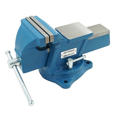 OPT-BV150 Профессиональные слесарные тиски поворотные с наковальней 150 мм
