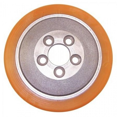 Ведущее колесо для штабелёра, 230*77 (82 ступ.) мм, 5 отверстий, 50460100/63215600