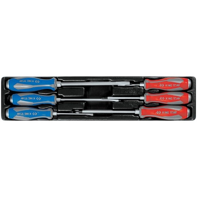 KING TONY Набор отверток силовых, ложемент, 6 предметов KING TONY 9-30206MR