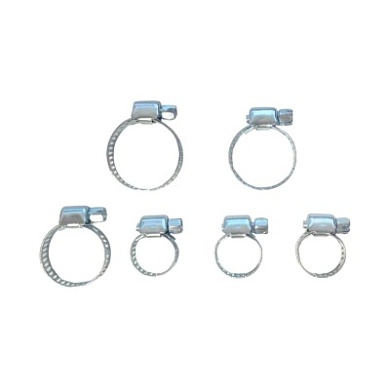 OPT-HT06 Хомуты червячные набор 6шт. 10-27 OPTIMUS