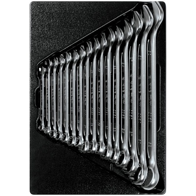 KING TONY Набор комбинированных ключей, ложемент, 16 предметов KING TONY 9-1216MR03