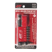 JTC-5358 Набор вставок 1/4"DR TORX с отверстием T10H-T40H и Г-образным держателем 8пр. JTC