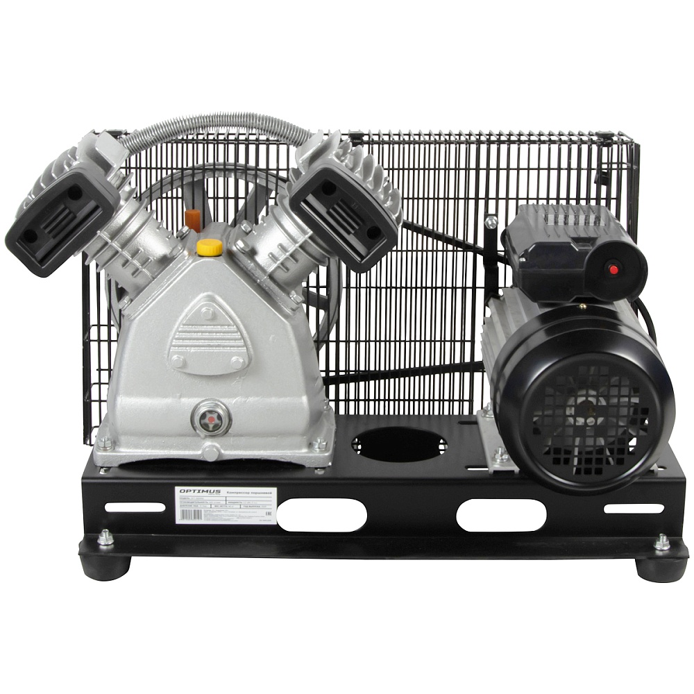 OPT-300042 Компрессор поршневой без ресивера, 420 л/мин, 2.2 КВт, 1100 об/мин OPTIMUS