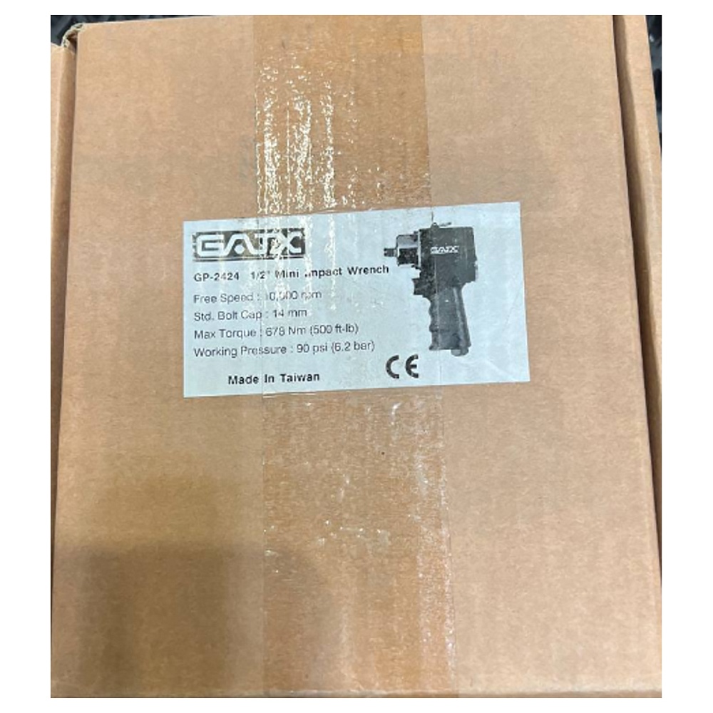 GP-2424 Ударный реверс. пневмогайковёрт, 3 ск.вперед и 3 назад,квадрат 1/2"кр.мом. 678Нм, 160л/мин Wiederkraft