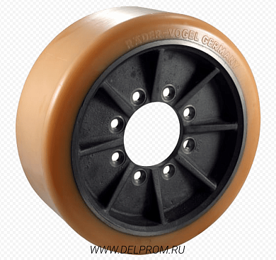 Ведущее колесо для штабелёра (ричтрака), 400*160 мм, 8 отверстий, 50112525/50038304