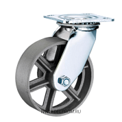 SCds 80 Большегрузная чугунная поворотная колесная опора д.200 (VILS)