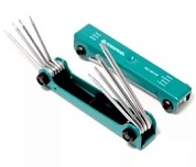 Набор ключей TORX складной 8пр.(T5H-T10H, T15H, T20H c отверстием) Forsage F-5087TF